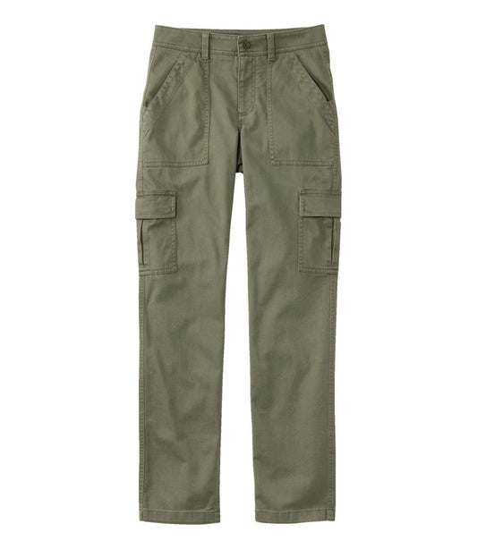 Women's Comfort Stretch Pants, Mid-Rise Straight-Leg Cargo | L.L.Bean discount