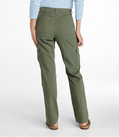 Women's Comfort Stretch Pants, Mid-Rise Straight-Leg Cargo | L.L.Bean discount