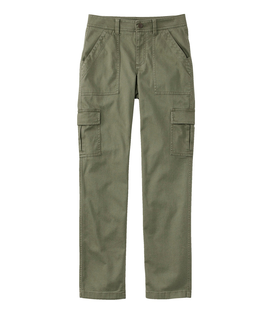 Women's Comfort Stretch Pants, Mid-Rise Straight-Leg Cargo | L.L.Bean discount