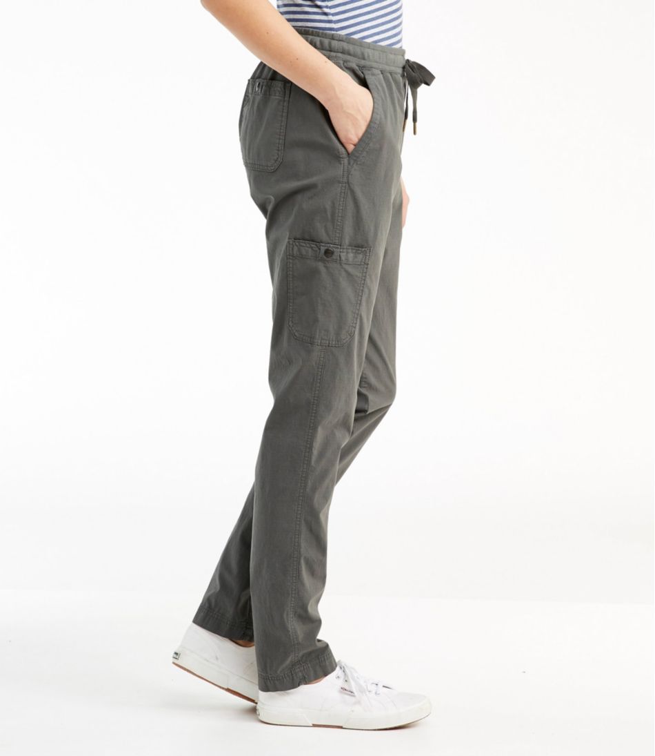 Women's Stretch Ripstop Pull-On Pants, Slim-Leg | L.L.Bean US