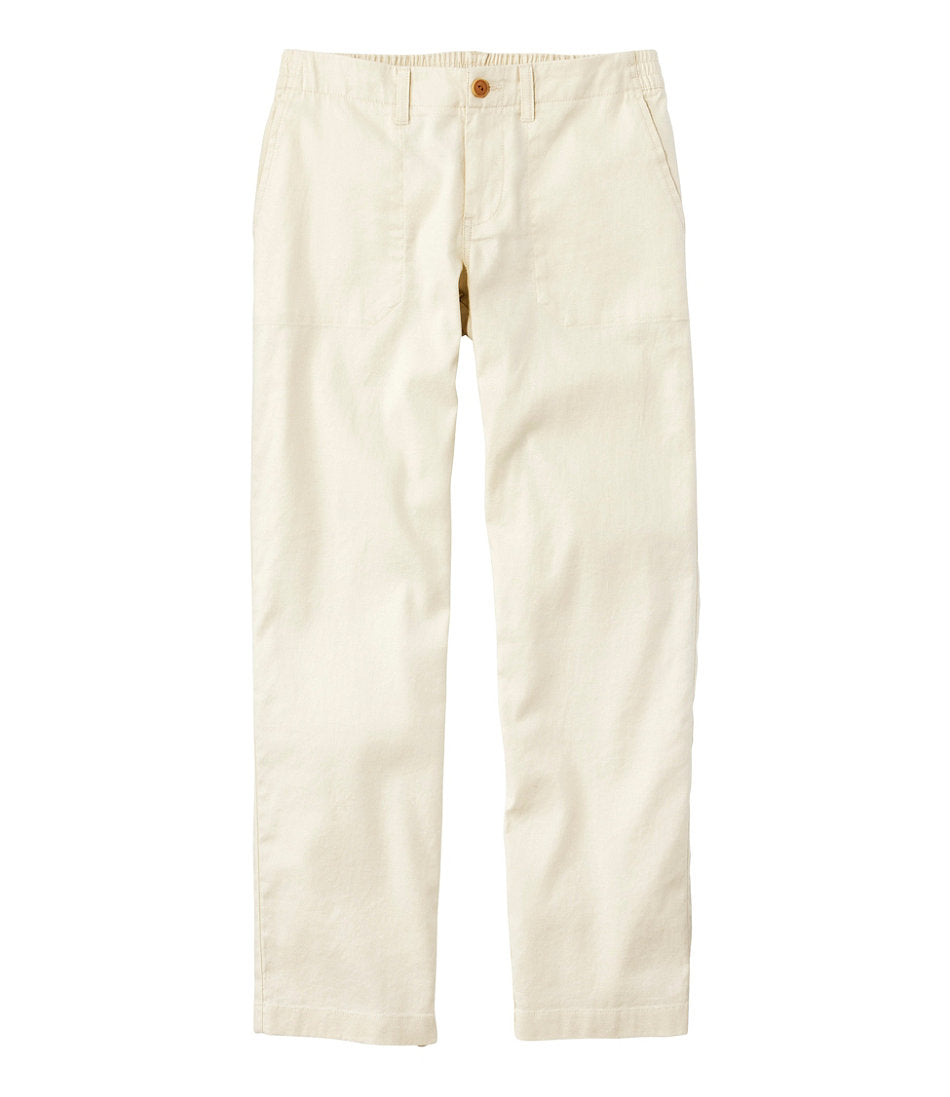 Women's Comfort Stretch Cotton/Linen Pants, High-Rise Ankle | L.L.Bean discount
