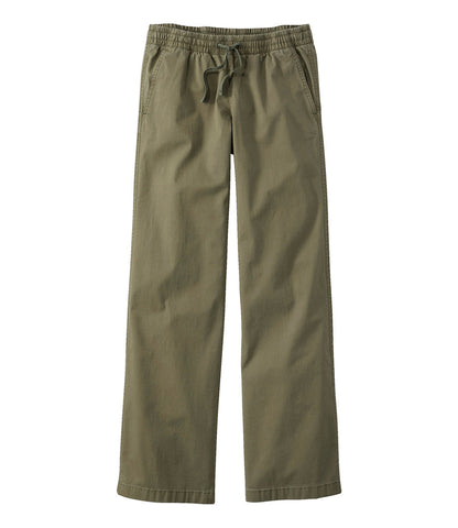 Lakewashed Pull-on Chinos, Mid-Rise Wide-Leg | L.L.Bean sale