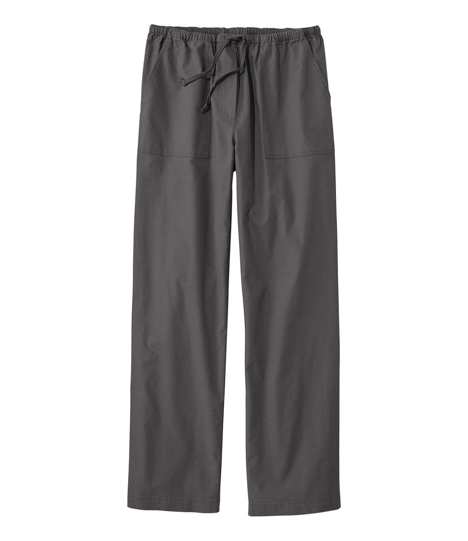 Women's Sunwashed Canvas Pants, High-Rise Straight-Leg | L.L.Bean online