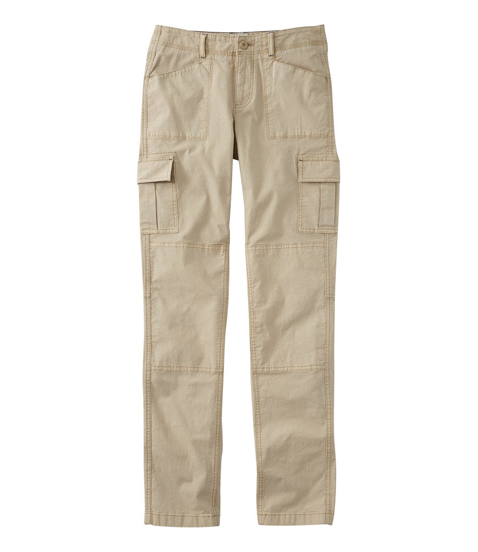 Women's Stretch Canvas Cargo Pants, Mid-Rise Straight-Leg | L.L.Bean discount