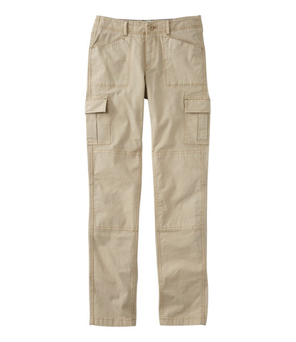 Women's Stretch Canvas Cargo Pants, Mid-Rise Straight-Leg | L.L.Bean discount