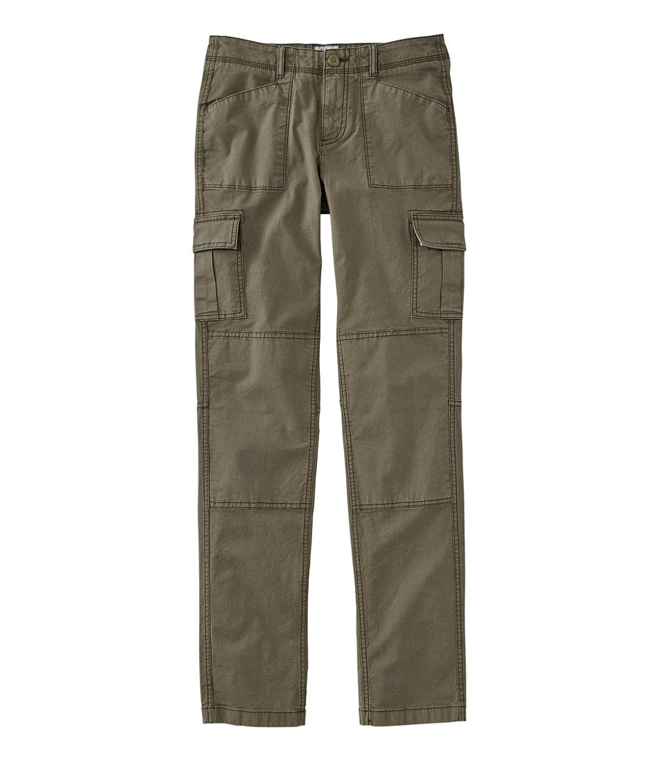 Women's Stretch Canvas Cargo Pants, Mid-Rise Straight-Leg | L.L.Bean discount