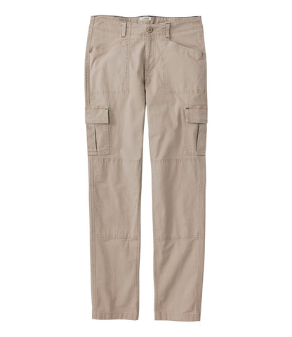 Women's Stretch Canvas Cargo Pants, Mid-Rise Straight-Leg | L.L.Bean discount