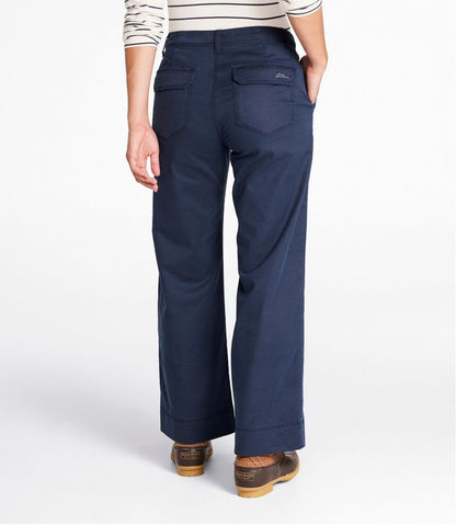 Women's Signature Utility Pants, Mid-Rise Wide-Leg Ankle-Length | L.L.Bean sale