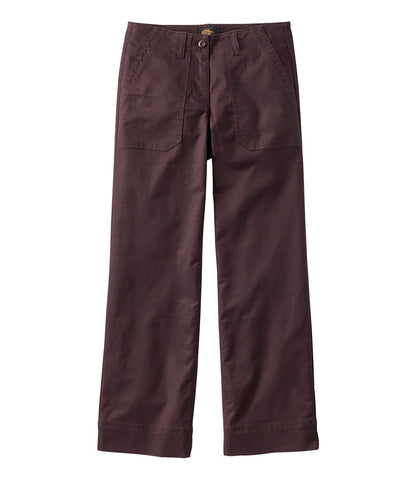Women's Signature Utility Pants, Mid-Rise Wide-Leg Ankle-Length | L.L.Bean sale