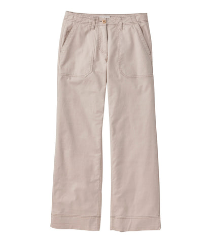 Women's Signature Utility Pants, Mid-Rise Wide-Leg Ankle-Length | L.L.Bean sale