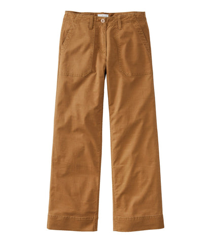 Women's Signature Utility Pants, Mid-Rise Wide-Leg Ankle-Length | L.L.Bean sale