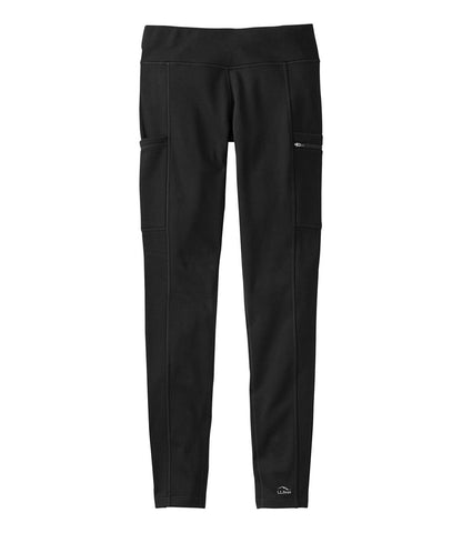 Women's PrimaLoft ThermaStretch Fleece Pocket Tights, Mid-Rise | L.L.Bean for sale