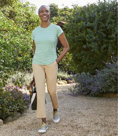 Women's Lakewashed Chino Pants, Mid-Rise Pull-On Ankle | L.L.Bean US