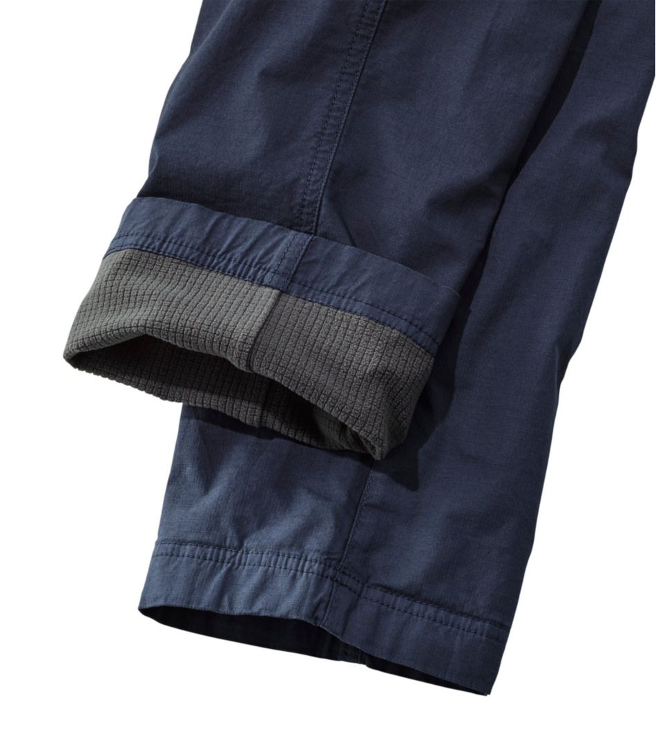 Women's Stretch Ripstop Pull-On Pants, Slim-Leg Fleece-Lined | L.L.Bean discount