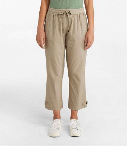 Women's Stretch Ripstop Pull-On Capri Pants, Slim-Leg | L.L.Bean outlet