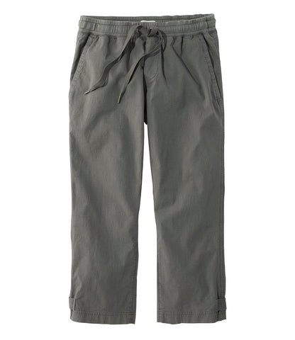 Women's Stretch Ripstop Pull-On Capri Pants, Slim-Leg | L.L.Bean outlet
