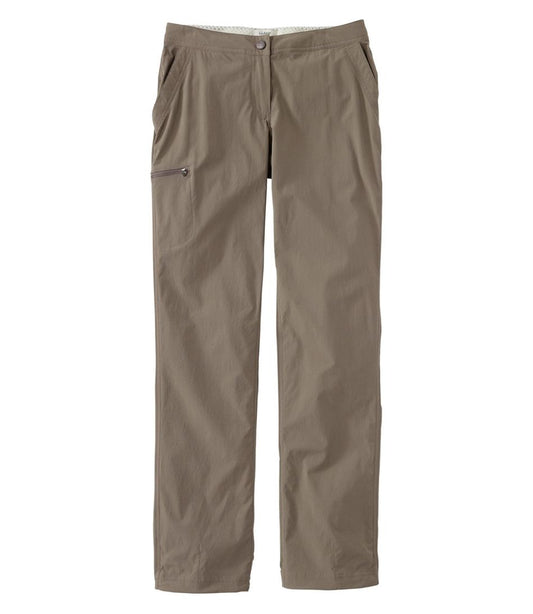 Women's Water-Repellent Comfort Trail Pants, Mid-Rise Straight-Leg | L.L.Bean on sale