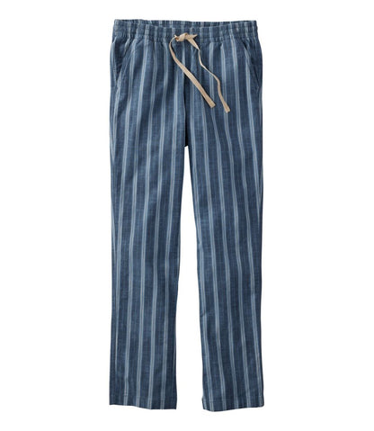Women's Lakewashed Pull-On Chinos, Mid-Rise Tapered-Leg Chambray Ankle Pants | L.L.Bean discount