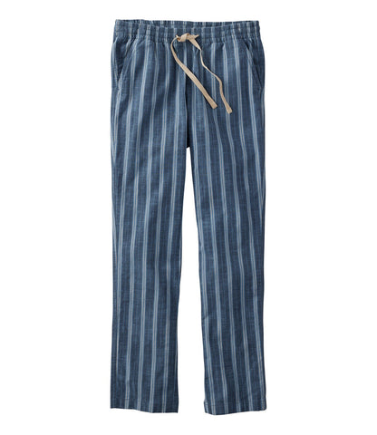 Women's Lakewashed Pull-On Chinos, Mid-Rise Tapered-Leg Chambray Ankle Pants | L.L.Bean discount