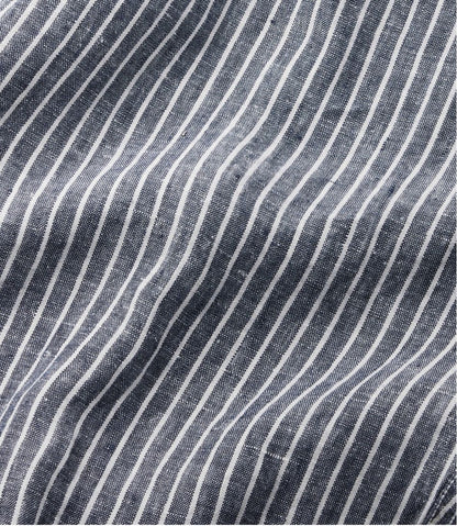 Women's Premium Linen Pull-On Ankle Pants, Mid-Rise Tapered-Leg Stripe | L.L.Bean sale