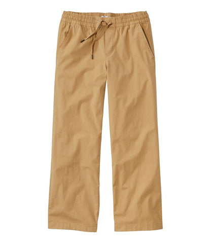 Women's Stretch Ripstop Pull-On Pants, Wide-Leg Ankle | L.L.Bean on sale