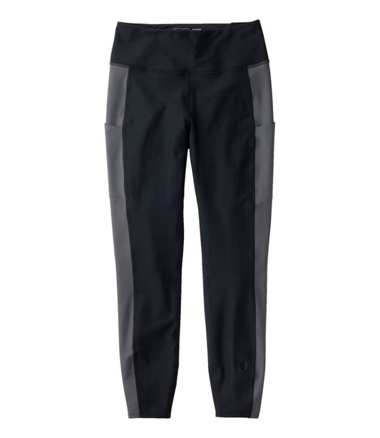 Women's Everyday Performance 7/8 Leggings, High-Rise Pocket Colorblock | L.L.Bean outlet