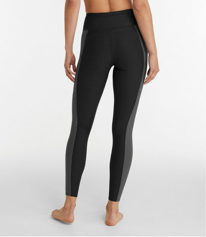 Women's Everyday Performance 7/8 Leggings, High-Rise Pocket Colorblock | L.L.Bean outlet