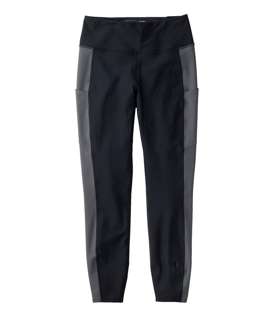 Women's Everyday Performance 7/8 Leggings, High-Rise Pocket Colorblock | L.L.Bean outlet