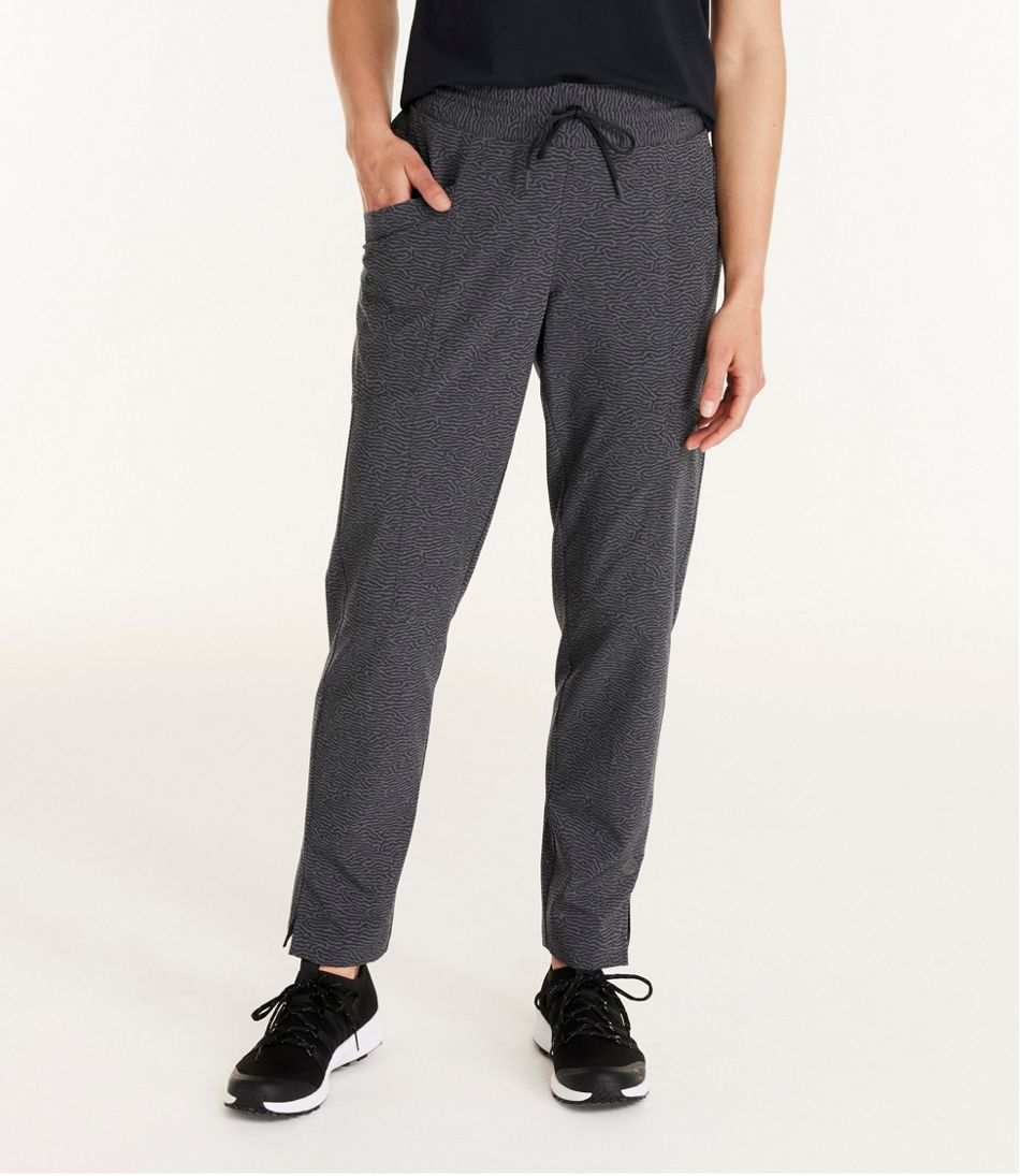 Women's VentureStretch Woven Ankle Pants, Mid-Rise Print | L.L.Bean discount