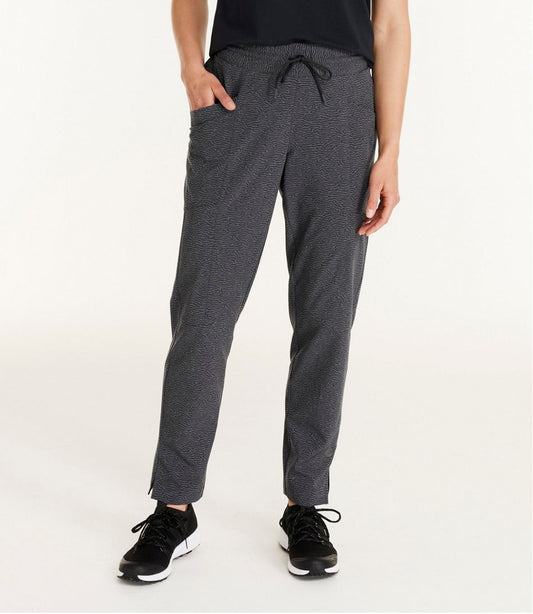 Women's VentureStretch Woven Ankle Pants, Mid-Rise Print | L.L.Bean discount