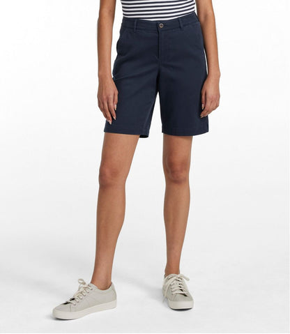 Women's Comfort Stretch Shorts, Chino Bermudas 9" | L.L.Bean US