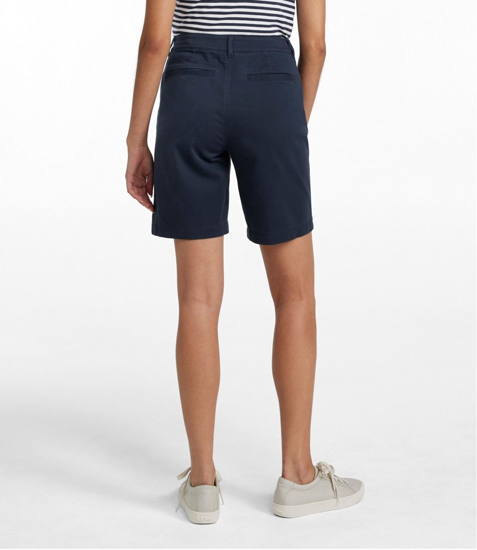 Women's Comfort Stretch Shorts, Chino Bermudas 9" | L.L.Bean US
