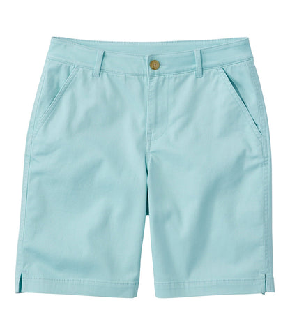 Women's Comfort Stretch Shorts, Chino Bermudas 9" | L.L.Bean US