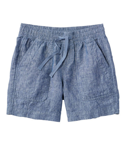 Women's Premium Washable Linen Shorts, Mid-Rise 6" | L.L.Bean discount