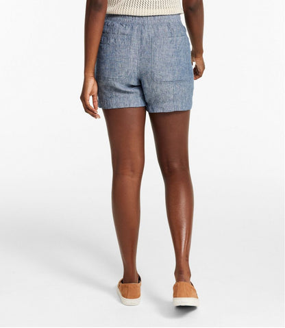 Women's Premium Washable Linen Shorts, Mid-Rise 6" | L.L.Bean discount