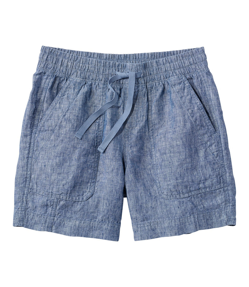 Women's Premium Washable Linen Shorts, Mid-Rise 6" | L.L.Bean discount