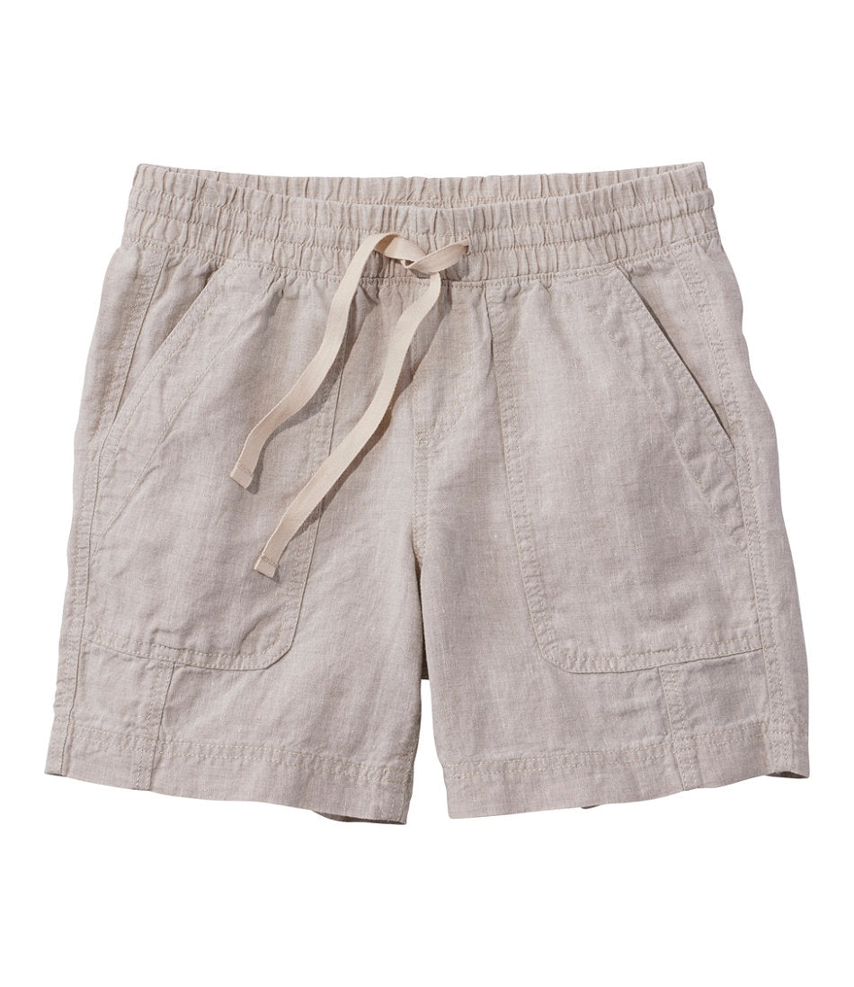 Women's Premium Washable Linen Shorts, Mid-Rise 6" | L.L.Bean discount