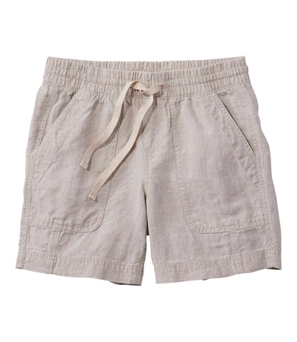 Women's Premium Washable Linen Shorts, Mid-Rise 6" | L.L.Bean discount