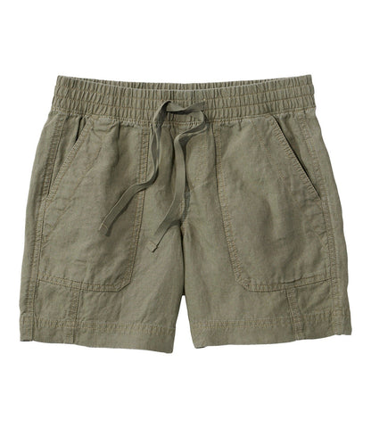 Women's Premium Washable Linen Shorts, Mid-Rise 6" | L.L.Bean discount