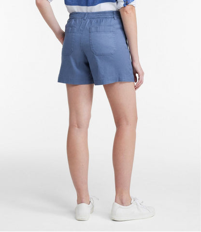 Women's Comfort Stretch Cotton/Linen Shorts, High-Rise 7" | L.L.Bean sale