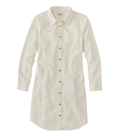 Women's L.L. Bean Heritage Washed Denim Shirt Dress, Garment-Dye | L.L.Bean on sale
