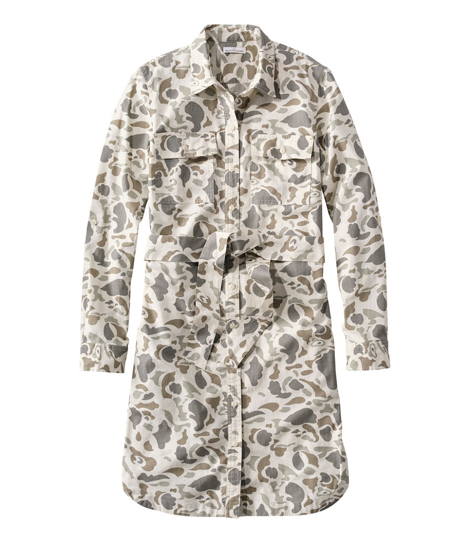 Women's Signature Camp Shirt Dress, Button-Front | L.L.Bean US