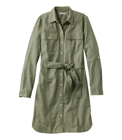Women's Signature Camp Shirt Dress, Button-Front | L.L.Bean US