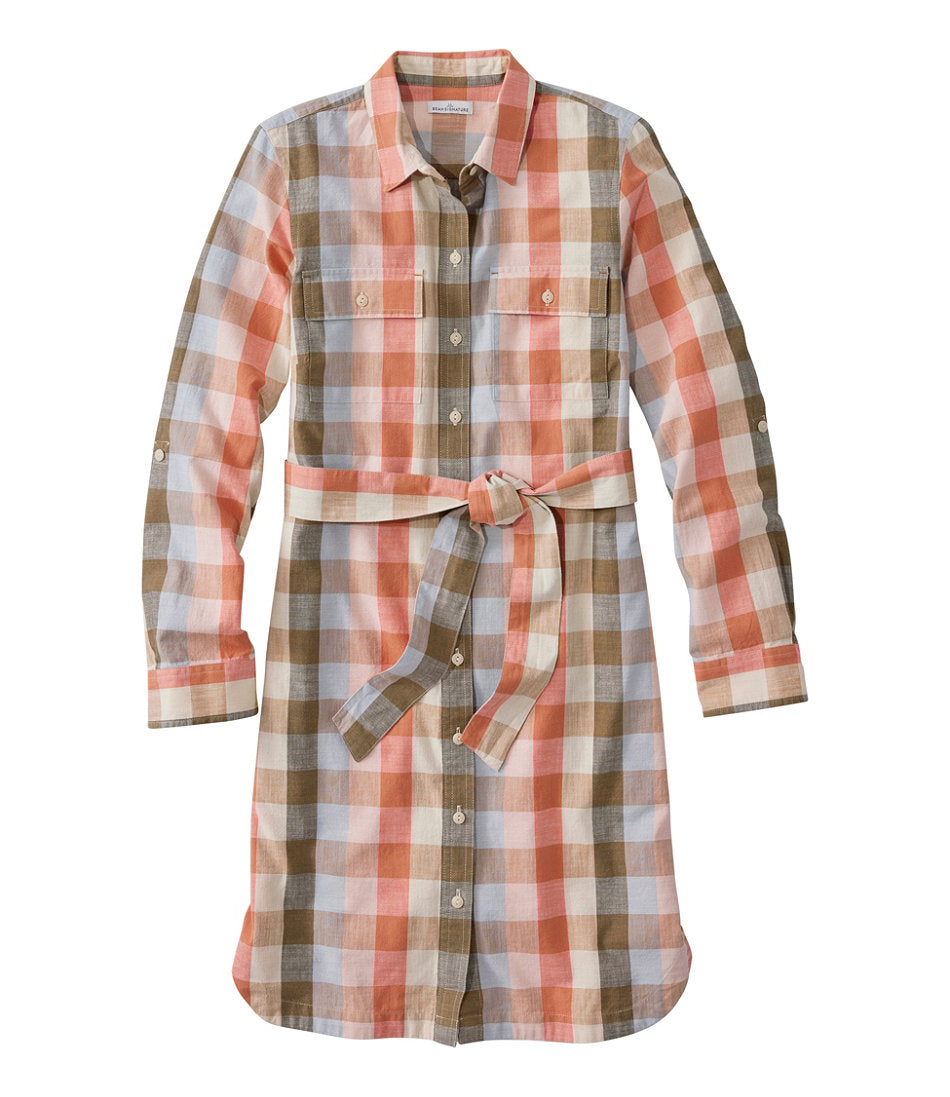 Women's Signature Camp Shirt Dress, Button-Front | L.L.Bean US