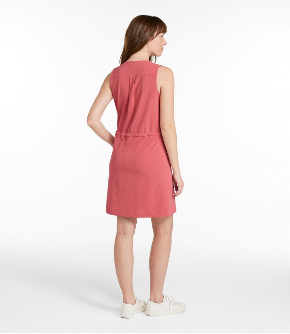 Women's VentureStretch Seersucker Dress | L.L.Bean online
