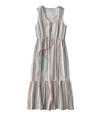 Women's Cloud Gauze Midi Dress, Stripe | L.L.Bean sale