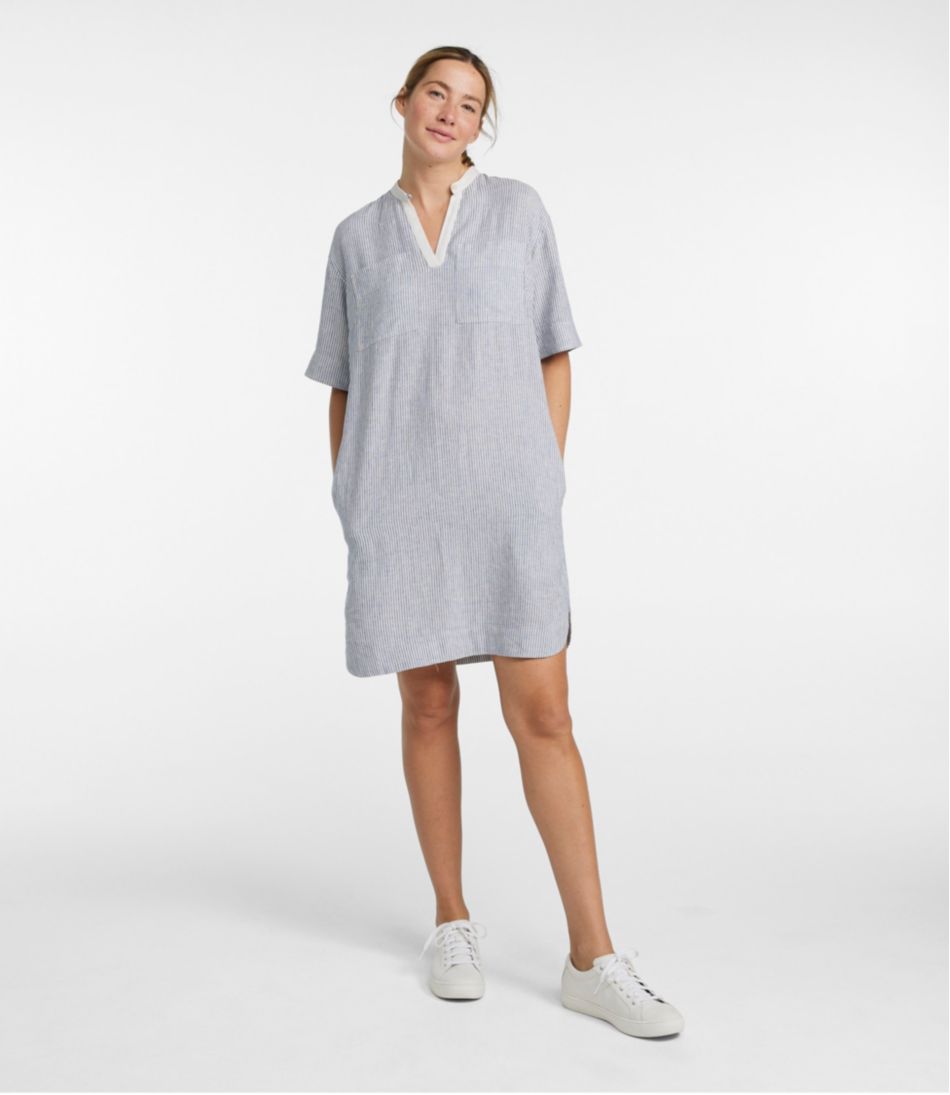 Women's Signature Linen-Blend Dress | L.L.Bean US
