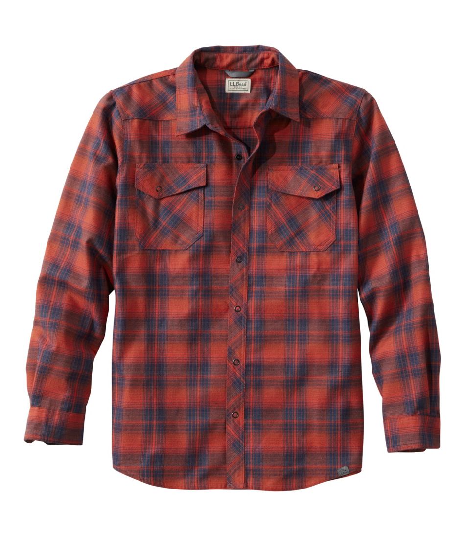 Men's Katahdin Performance Flannel Shirt, Slightly Fitted | L.L.Bean online