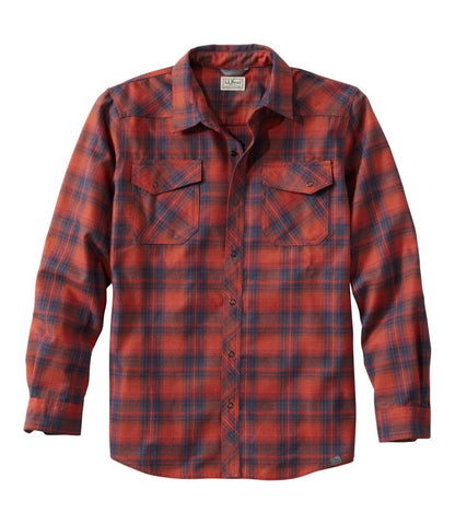 Men's Katahdin Performance Flannel Shirt, Slightly Fitted | L.L.Bean online