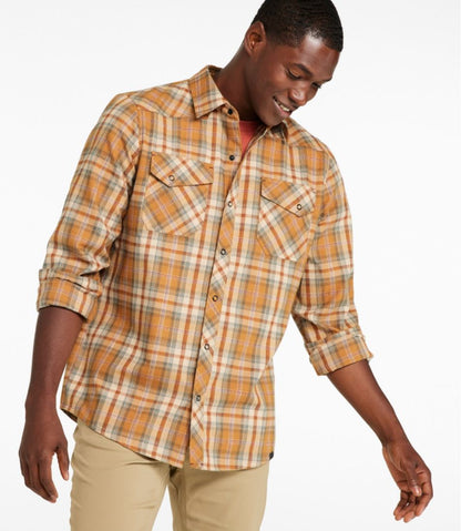 Men's Katahdin Performance Flannel Shirt, Slightly Fitted | L.L.Bean online